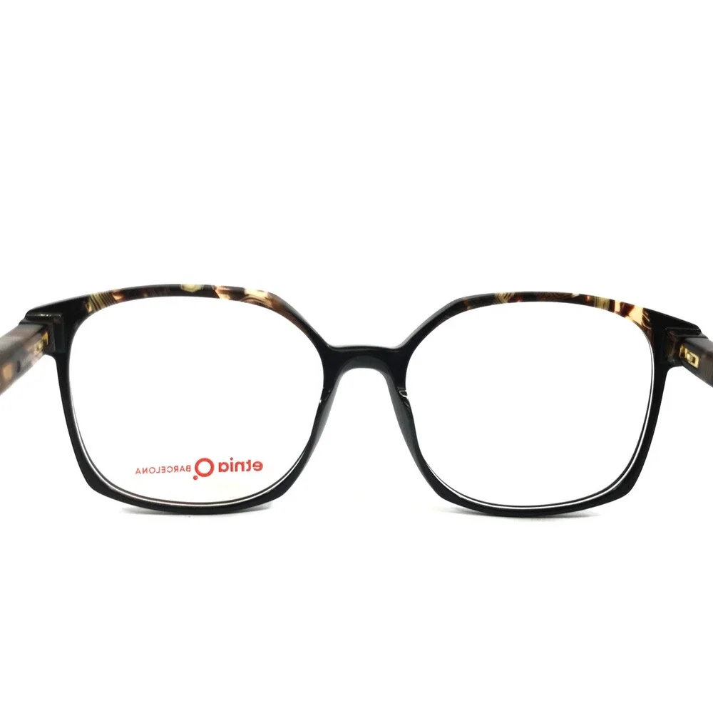 Etnia Barcelona Eyeglasses Frames VREELAND BKHV Black Havana Square 53-16-138